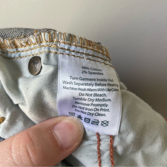 Eddie Bauer Denim Shorts‎ Womens Size 14 Medium Wash 8.5” Inseam Stretch - Picture 6 of 7